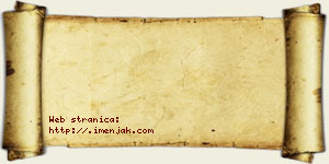 Jefimija Damjanović vizit kartica